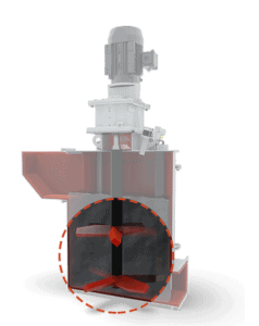 Opposing impellers on Attrition Mill | Superior Industries