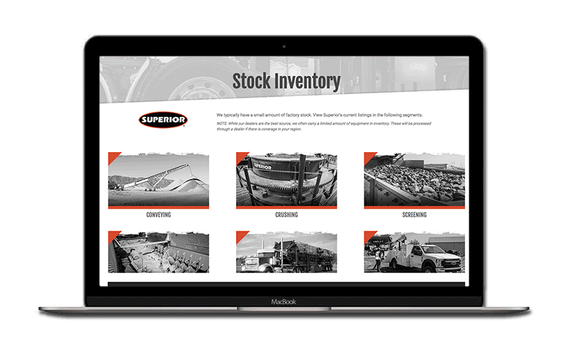 stock inventory mockup laptop - front page