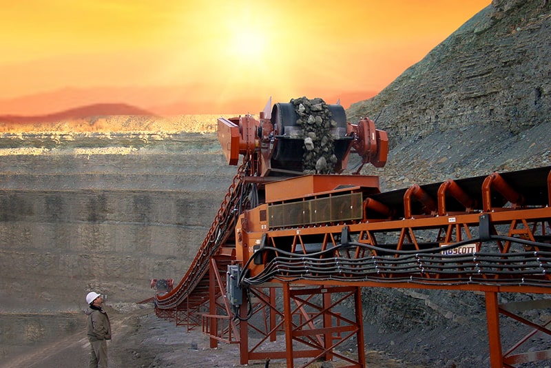 Overland Conveyor at sunset by Superior Industries